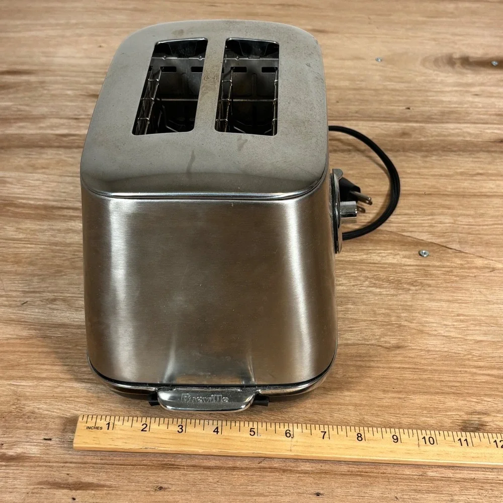 Breville BTA735 BSS Bit More 2-Slice Toaster Brushed Stainless Steel Silver
